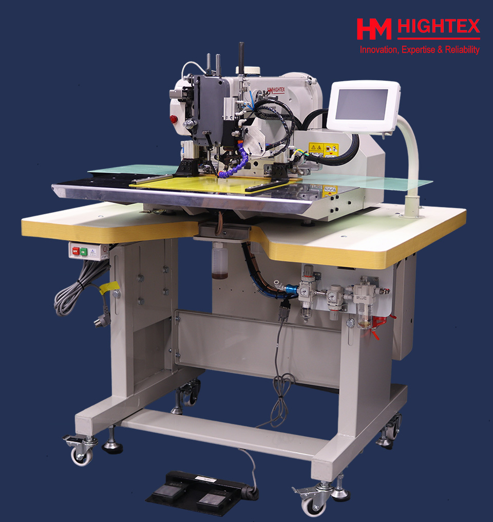 Automatic lifting sling and lashing strap sewing machine